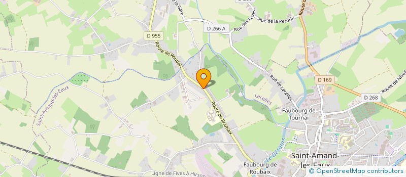 localisation de l'entreprise STE NOUVELLE AMANDINOISE DE STOCKAGE à SAINT-AMAND-LES-EAUX