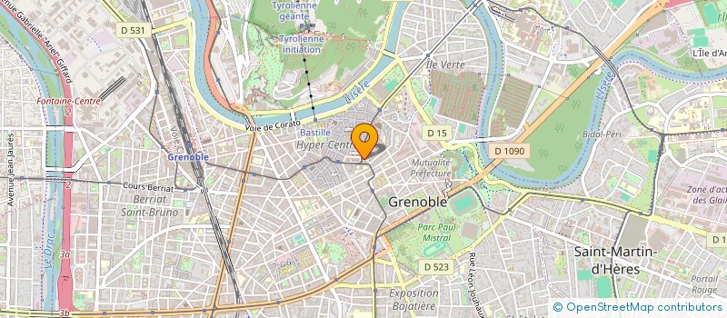 localisation de l'entreprise STE NOUVELLE BETTINA à GRENOBLE