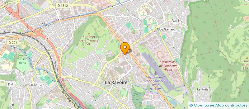 localisation de l'entreprise STE NOUVELLE C2 MG  LA RAVOIRE