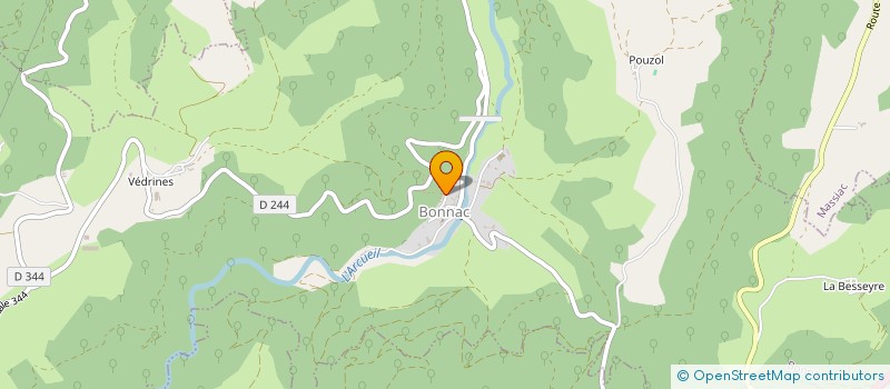 localisation de l'entreprise STE NOUVELLE CANTALIENNE DE RESEAUX à MASSIAC