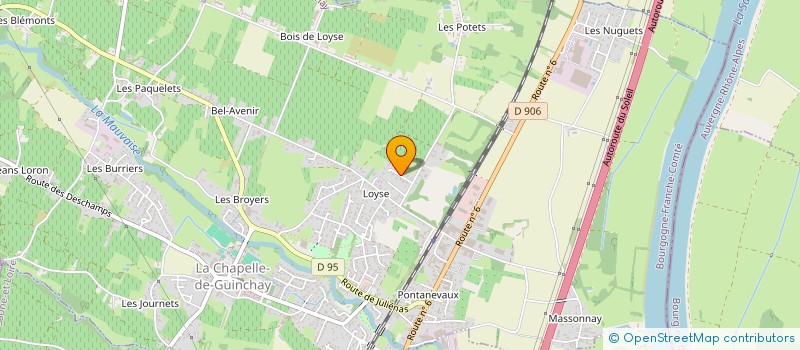 localisation de l'entreprise STE NOUVELLE CASA DE FRANCIA à LA CHAPELLE-DE-GUINCHAY
