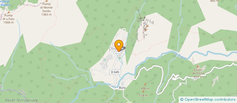 localisation de l'entreprise STE NOUVELLE CORSE CHARPENTES à GHISONACCIA
