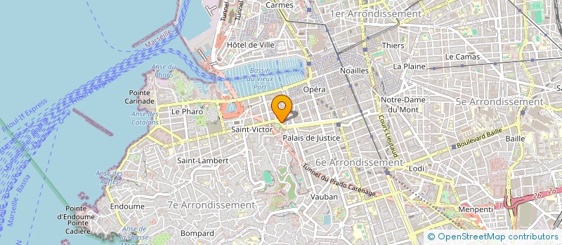 localisation de l'entreprise STE NOUVELLE DE GESTION HOSPITALIERE à MARSEILLE 7EME