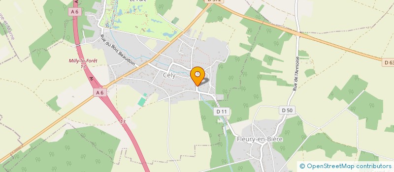 localisation de l'entreprise STE NOUVELLE DE TRANSPORTS à CHAILLY-EN-BIERE