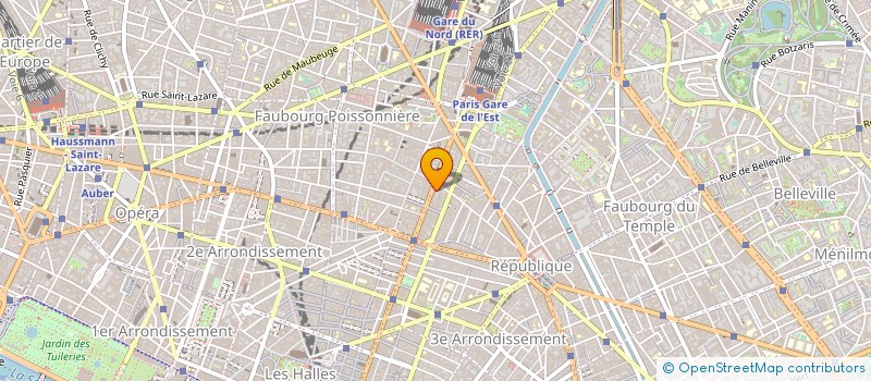 localisation de l'entreprise STE NOUVELLE DES CREMERIES REUNIES à PARIS