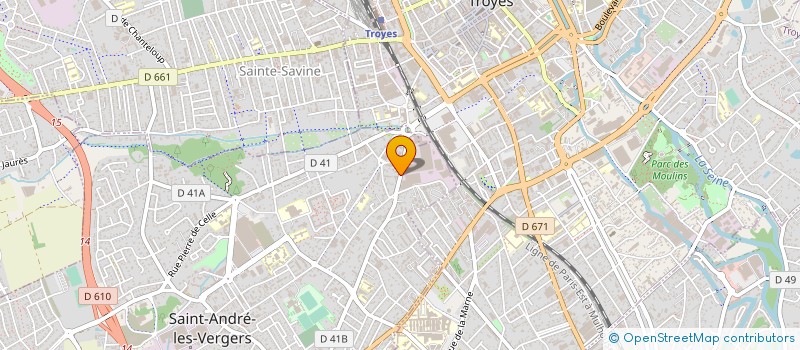 localisation de l'entreprise STE NOUVELLE DES ETS BERNEL à SAINT-ANDRE-LES-VERGERS