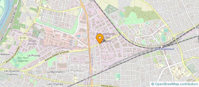 localisation de l'entreprise STE NOUVELLE DES ETS MARTIN FRERES à ARGENTEUIL