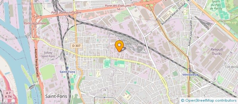 localisation de l'entreprise STE NOUVELLE DES ETS TERRAS à VENISSIEUX