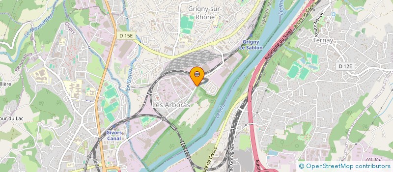 localisation de l'entreprise STE NOUVELLE DES TRANSPORTS REVEYRAND à GRIGNY