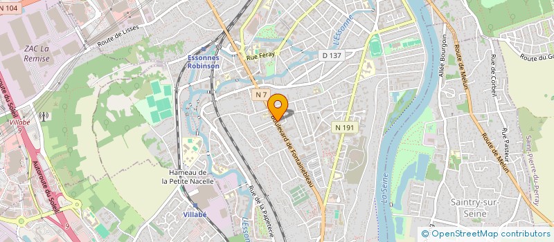 localisation de l'entreprise STE NOUVELLE DU GARAGE ST JEAN à CORBEIL-ESSONNES