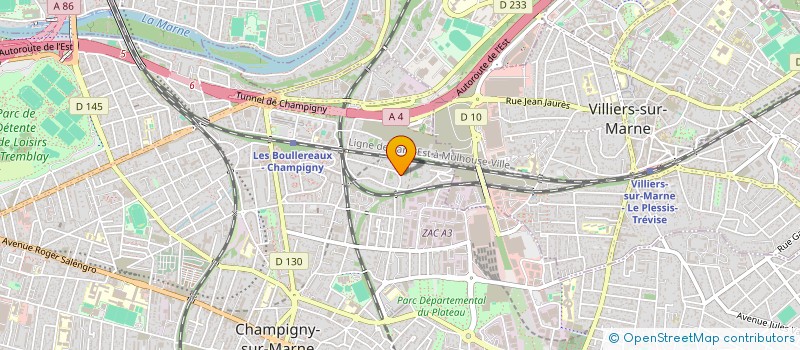 localisation de l'entreprise STE NOUVELLE ENTREP FRANCISCO à CHAMPIGNY-SUR-MARNE
