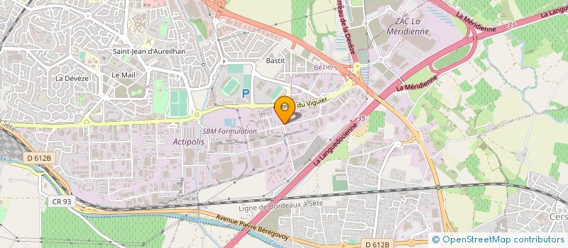 localisation de l'entreprise STE NOUVELLE ETS CRIB à VILLENEUVE-LES-BEZIERS