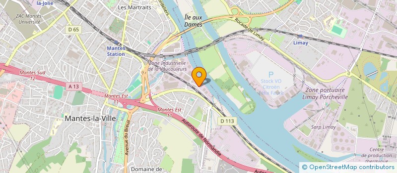 localisation de l'entreprise STE NOUVELLE ETS R FRICOTTE à MANTES-LA-VILLE