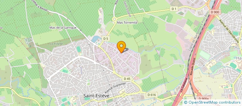 localisation de l'entreprise STE NOUVELLE LES ELECTRICIENS REUNIS à SAINT-ESTEVE
