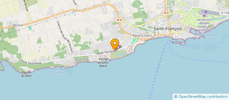 localisation de l'entreprise STE NOUVELLE LES FRERES DE LA COTE à SAINT-FRANCOIS