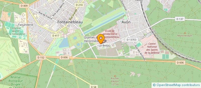 localisation de l'entreprise STE NOUVELLE MAT CAF 77 à FONTAINEBLEAU