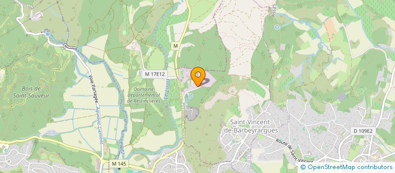 localisation de l'entreprise STE NOUVELLE MONDIAL CADRES  SAINT-VINCENT-DE-BARBEYRARGUES