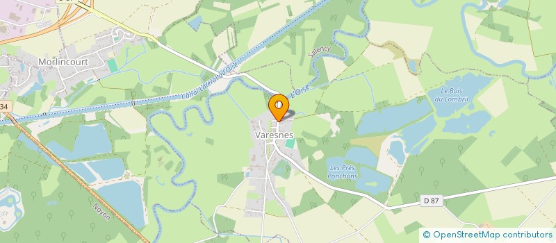 localisation de l'entreprise STE NOYONNAISE D'ARTS ET D'ANTIQUITES à VARESNES