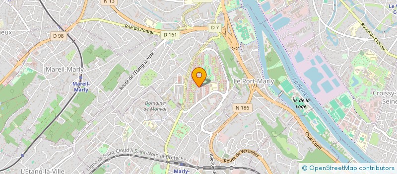 localisation de l'entreprise STE NSP BAT  MARLY-LE-ROI