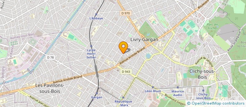 localisation de l'entreprise STE NVELLE BARISOLE  LIVRY-GARGAN