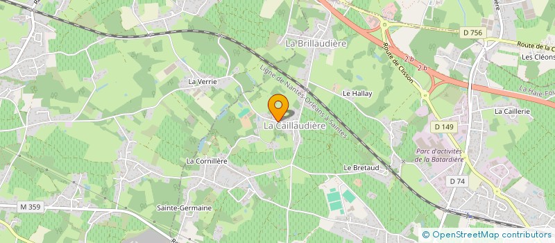 localisation de l'entreprise STE OCEANE DIFFUSION ET PUBLICITE à HAIE-FOUASSIERE (LA)