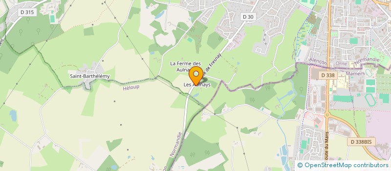 localisation de l'entreprise STE ORNAISE DE DECOUPE ET EMBOUTISSAGE à SAINT-GERMAIN-DU-CORBEIS
