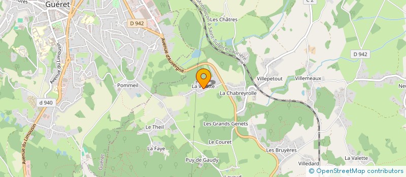 localisation de l'entreprise STE OUVRARD-LALUQUE SOL à SAINTE-FEYRE