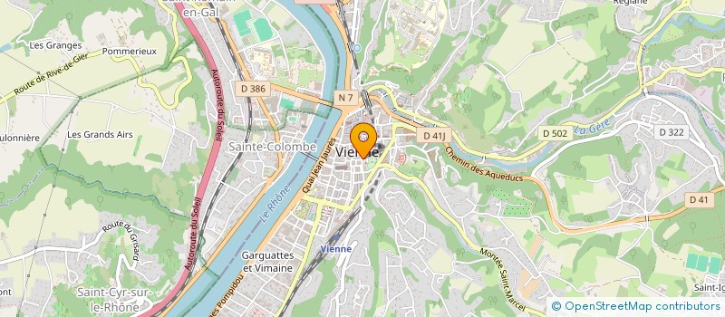 localisation de l'entreprise STE PALAYER F ET A  VIENNE