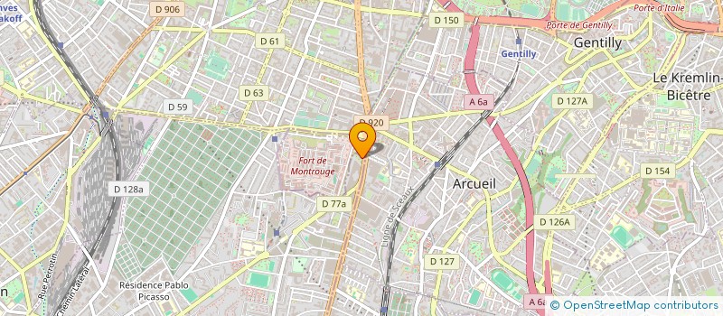 localisation de l'entreprise STE PARIS SERV GEST BAT SPSGB à BAGNEUX