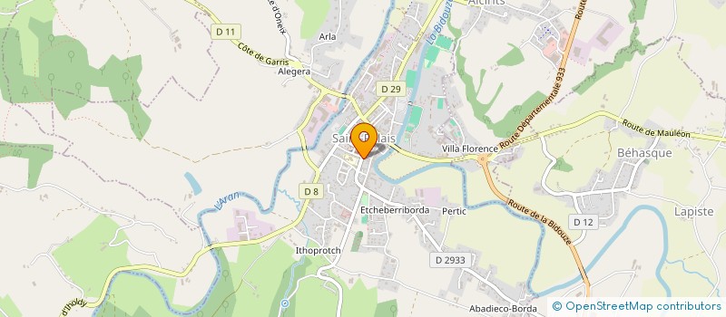 localisation de l'entreprise STE PART MOYENS & GESTION GARAY-LAMERENX  SAINT-PALAIS