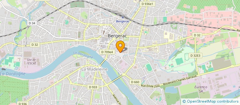 localisation de l'entreprise STE PASO à BERGERAC