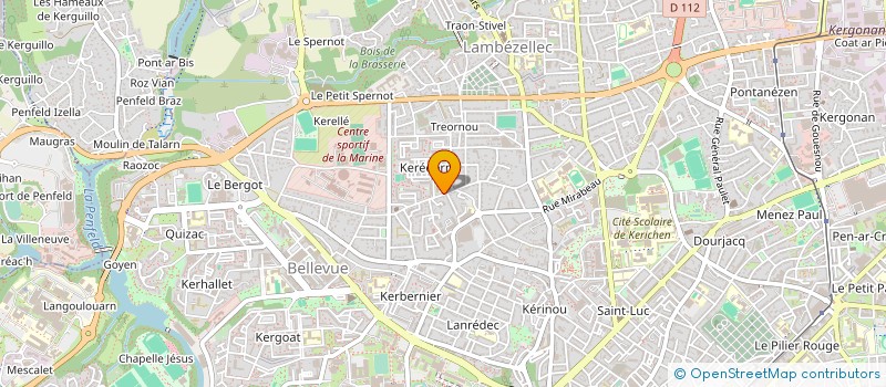 localisation de l'entreprise STE PATRONAGES LAIQUE MUNICIPAUX BRESTOI à BREST