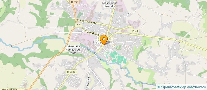 localisation de l'entreprise STE PAULINE B à HAGETMAU
