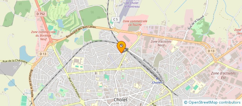 localisation de l'entreprise STE PELLETREAU à BREST