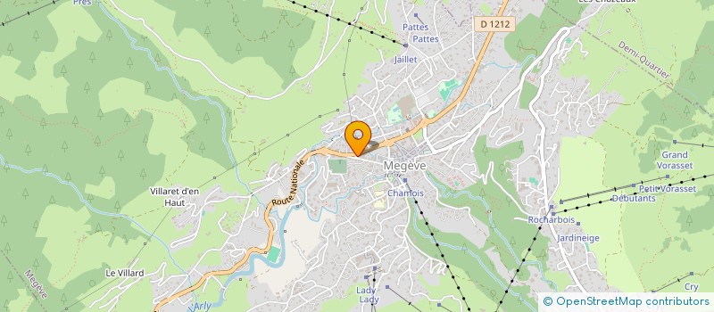 localisation de l'entreprise STE PFA à MEGEVE