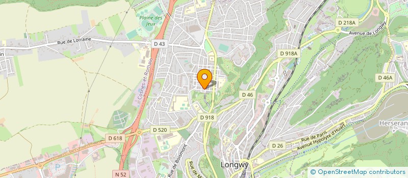 localisation de l'entreprise STE PIERRE DE VIN à LONGWY