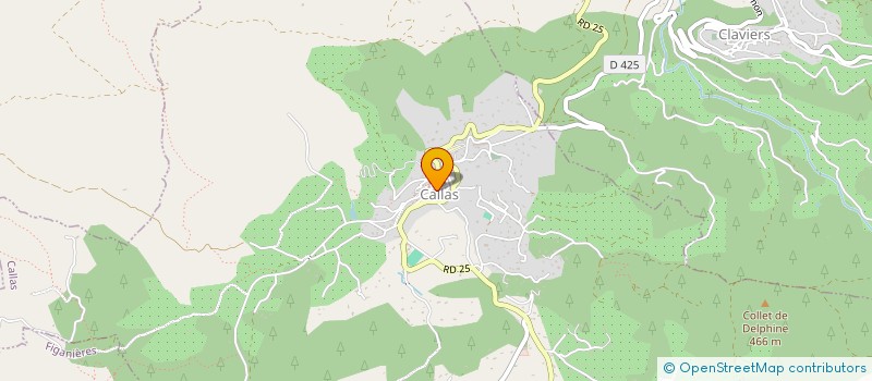 localisation de l'entreprise STE PIEVERGUE  CALLAS