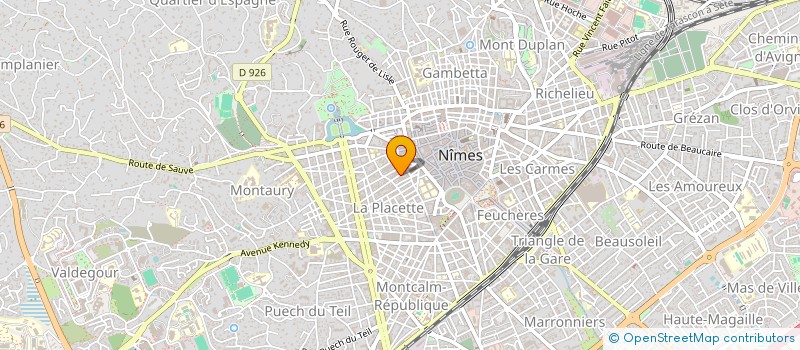 localisation de l'entreprise STE PIRELEC à NIMES