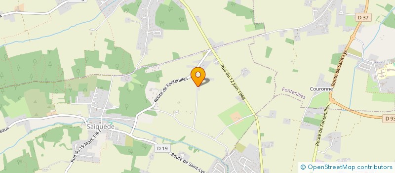 localisation de l'entreprise STE POMARES YANNICK  SAIGUEDE