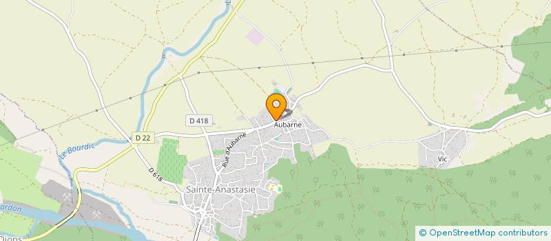 localisation de l'entreprise STE PONS RAOUL ET FILS  SAINTE-ANASTASIE