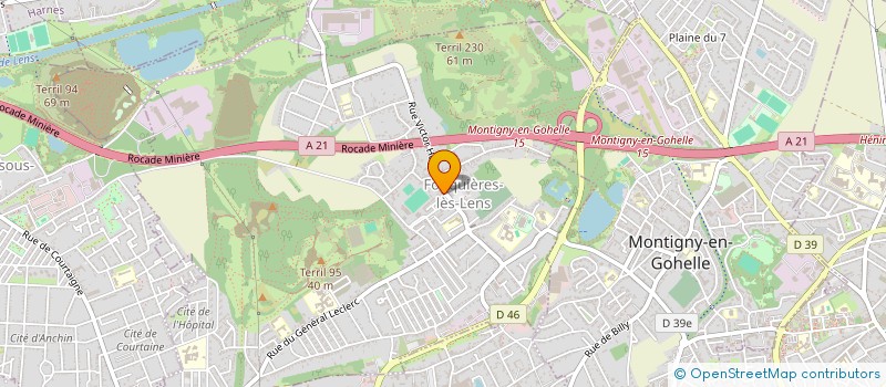 localisation de l'entreprise STE POPULAIRE COLONIE VACANCE BOL AIR  FOUQUIERES LES LENS