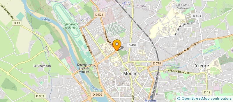 localisation de l'entreprise STE POUR L IRM LIBERAL DE MOULINS  MOULINS