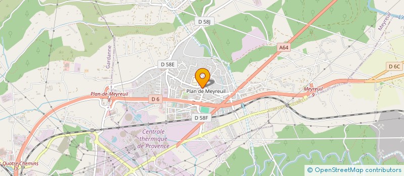 localisation de l'entreprise STE PREST SERVI INDUST à MEYREUIL