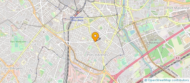 localisation de l'entreprise STE PRIVE DE MANIFESTATION à MONTPELLIER