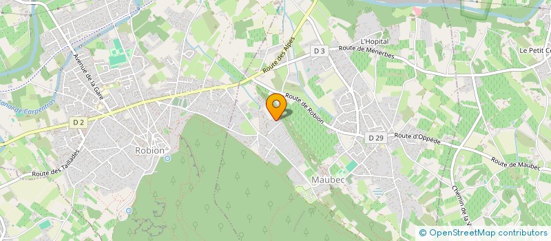 localisation de l'entreprise STE PRIVE HOURS SPH à MAUBEC