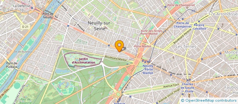 localisation de l'entreprise STE PROMOTION BUREAUTIQUE 6 à NEUILLY-SUR-SEINE