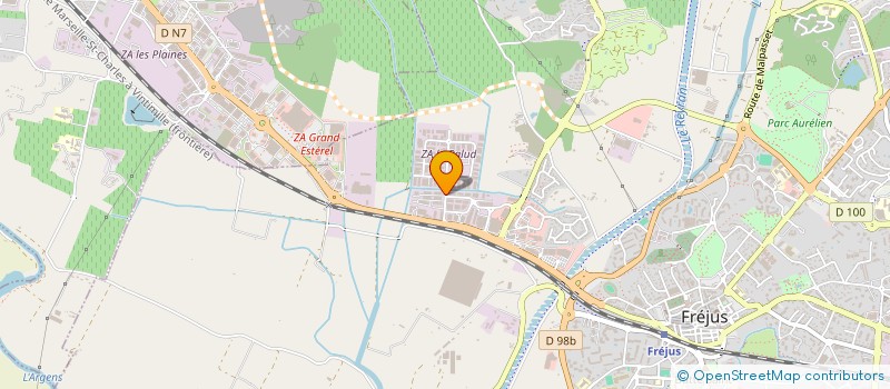 localisation de l'entreprise STE QUIRATAIRE ARAOK à FREJUS