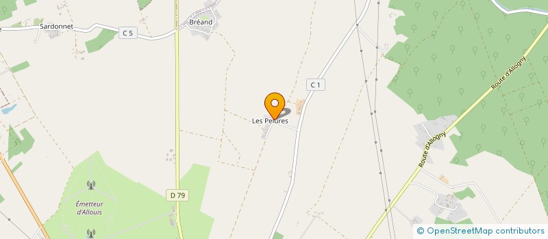 localisation de l'entreprise STE RADEGONDE  ALLOUIS