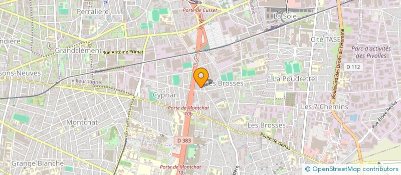 localisation de l'entreprise STE RECHERCHE BIONATUROPATHIE à VILLEURBANNE