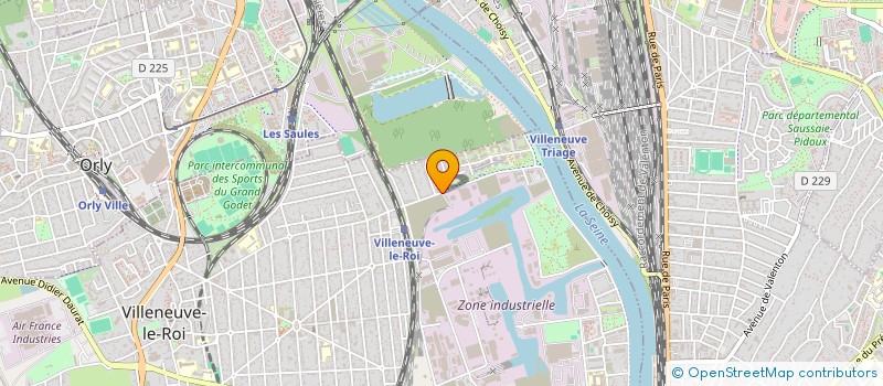 localisation de l'entreprise STE RECUPERATION PNEUMATIQUES USAGES à VILLENEUVE-LE-ROI